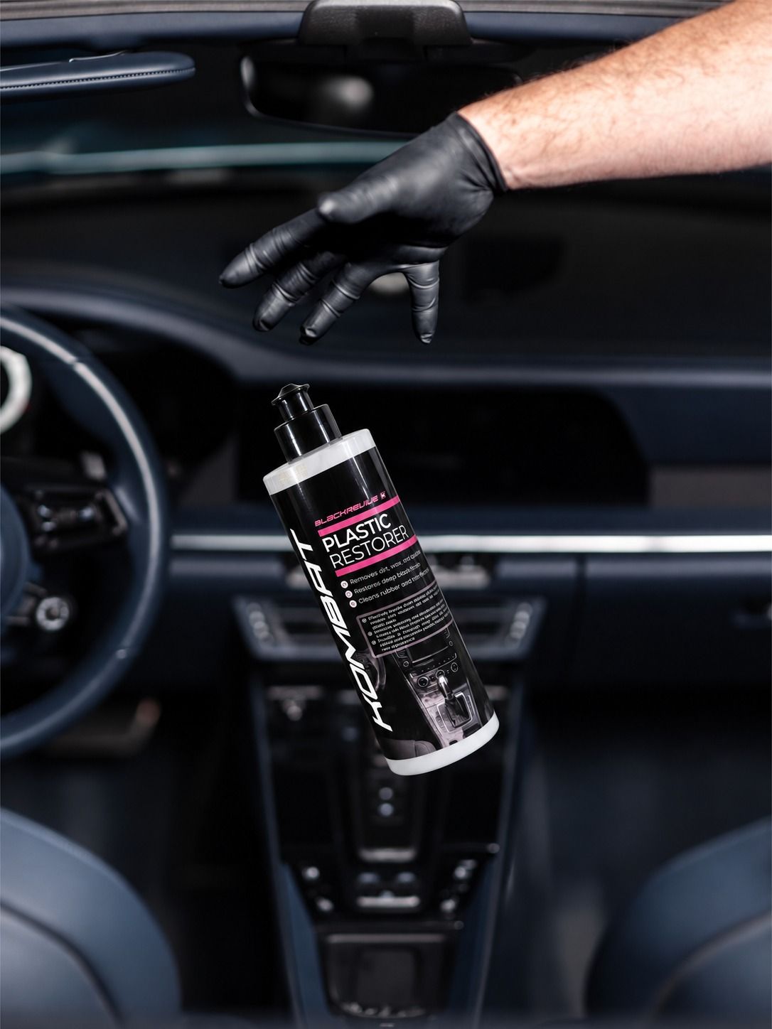 KOMBAT BLACKREVIVE Plastic & Tyre Restorer