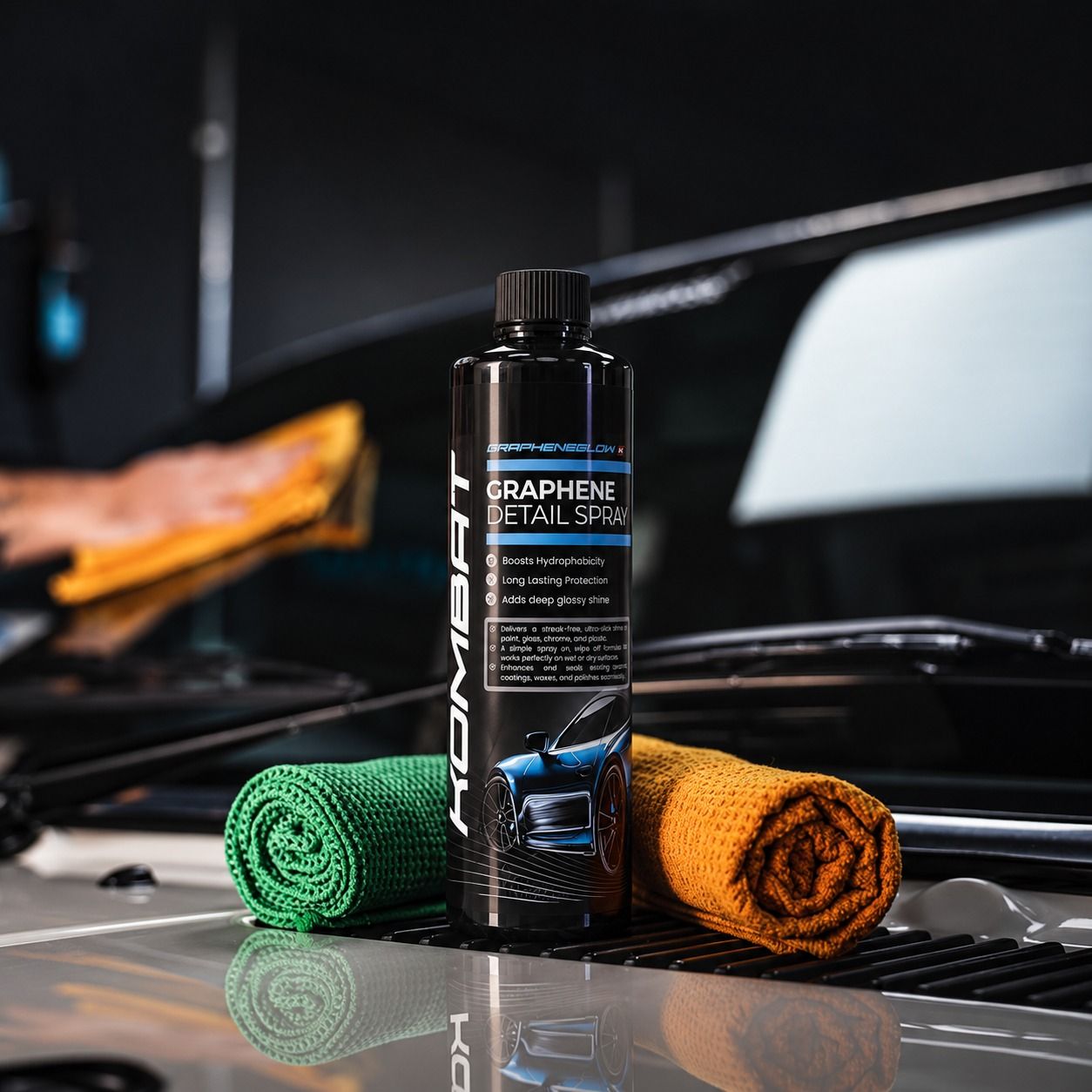 KOMBAT GRAPHENEGLOW Graphene Waterless Wash & Detail Spray